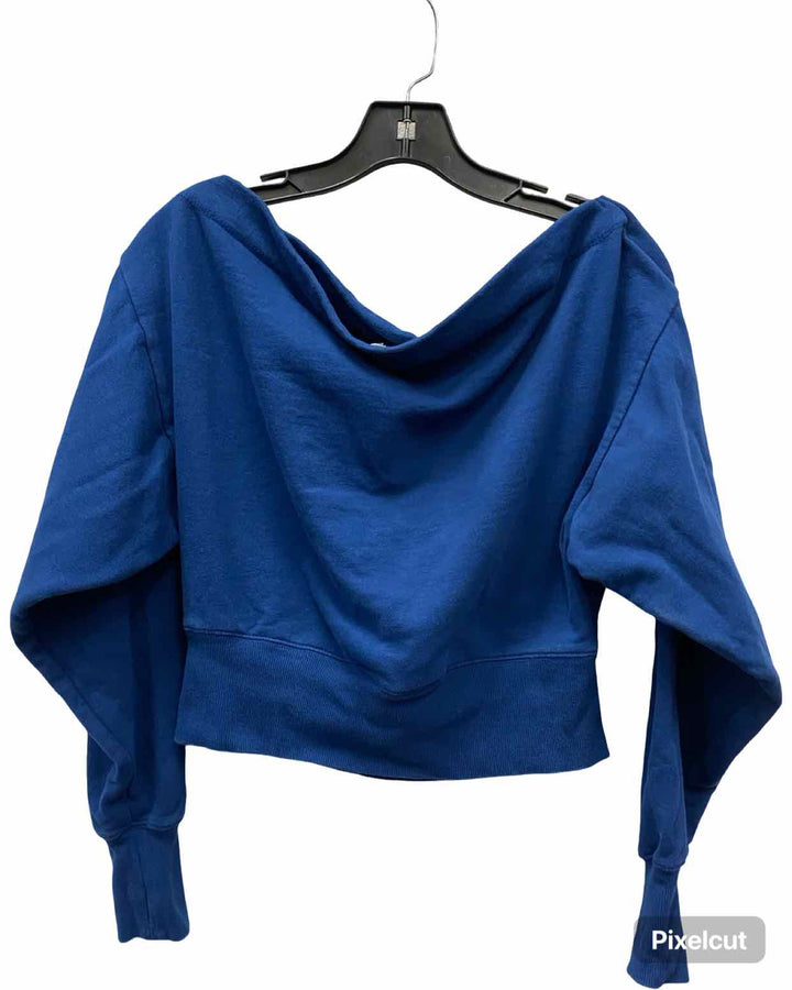 Garage Size M Blue Long Sleeve Shirts