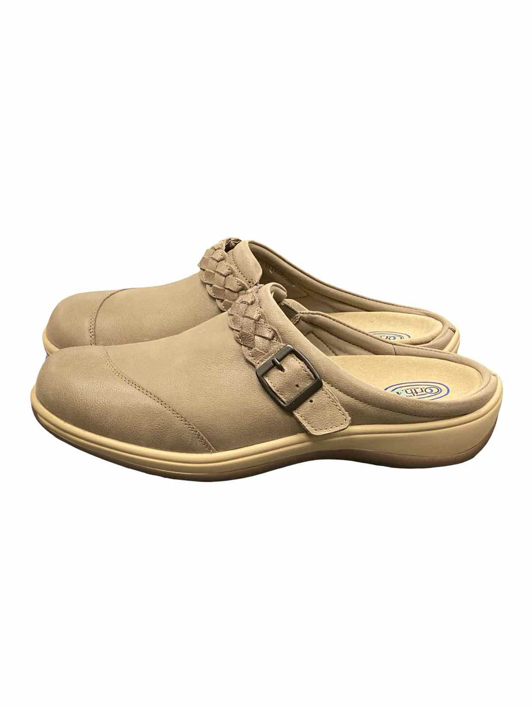Orthofeet Shoe Size 11 Taupe Clogs