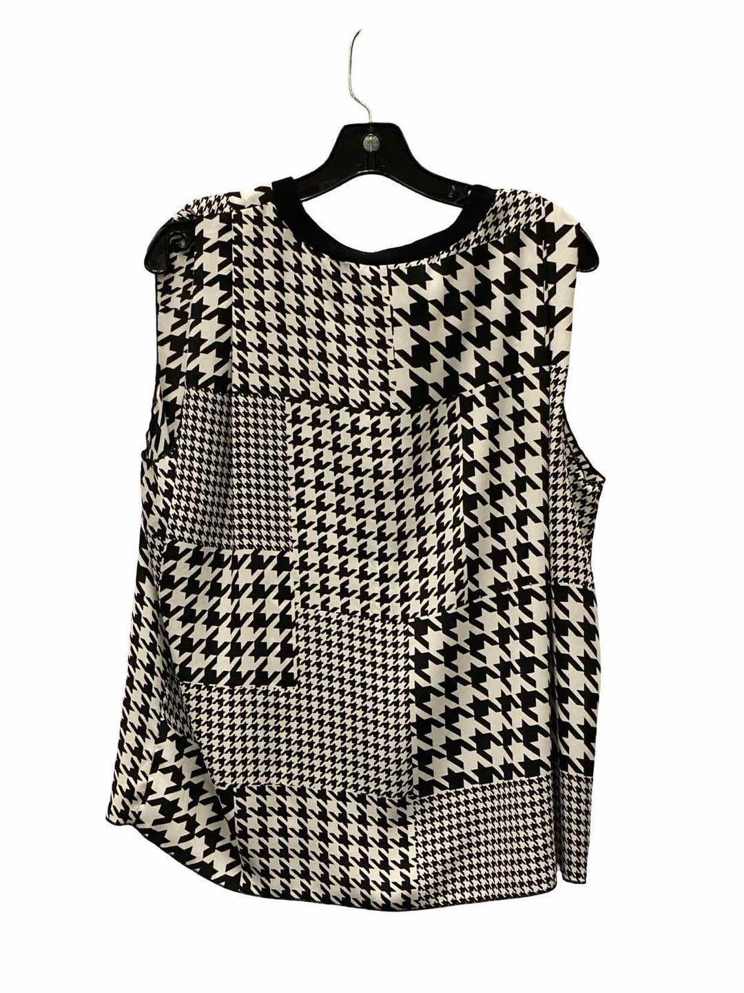Cabi Size M Black White Print Tank Top