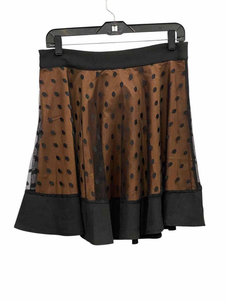 Tulip B Size XL Black Poka dot Skirt