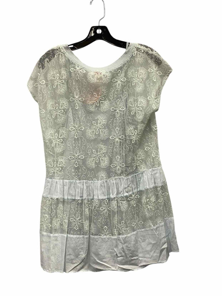 Sundance Size M Baby Blue Short Sleeve Shirts