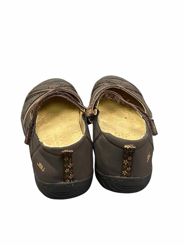 JBU Shoe Size 9.5 Brown Mary Jane Flats