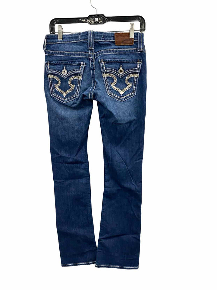Big Star Size 26L Blue Low Rise Jeans