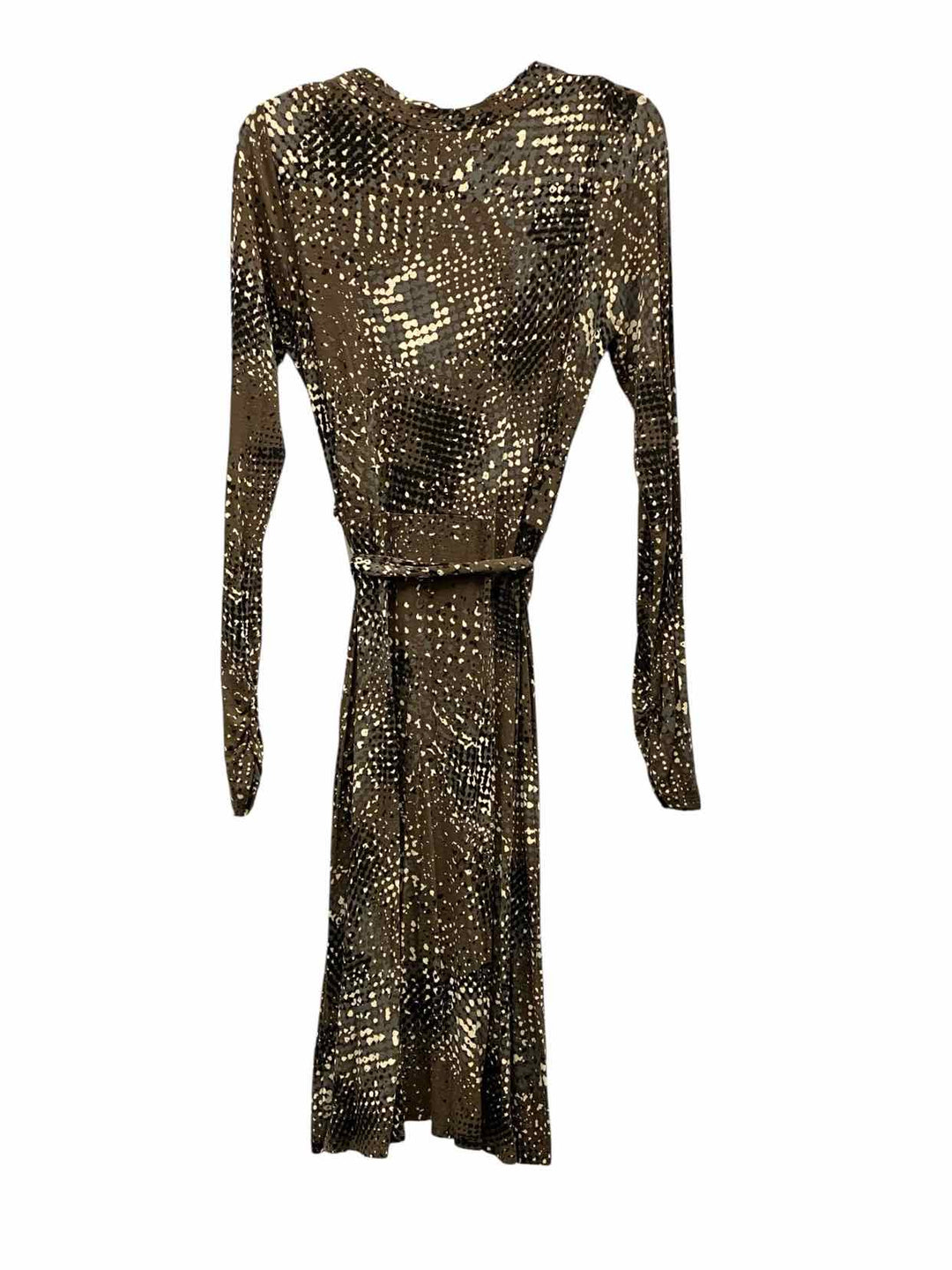 Cabi Size M Bordeaux Print Dress