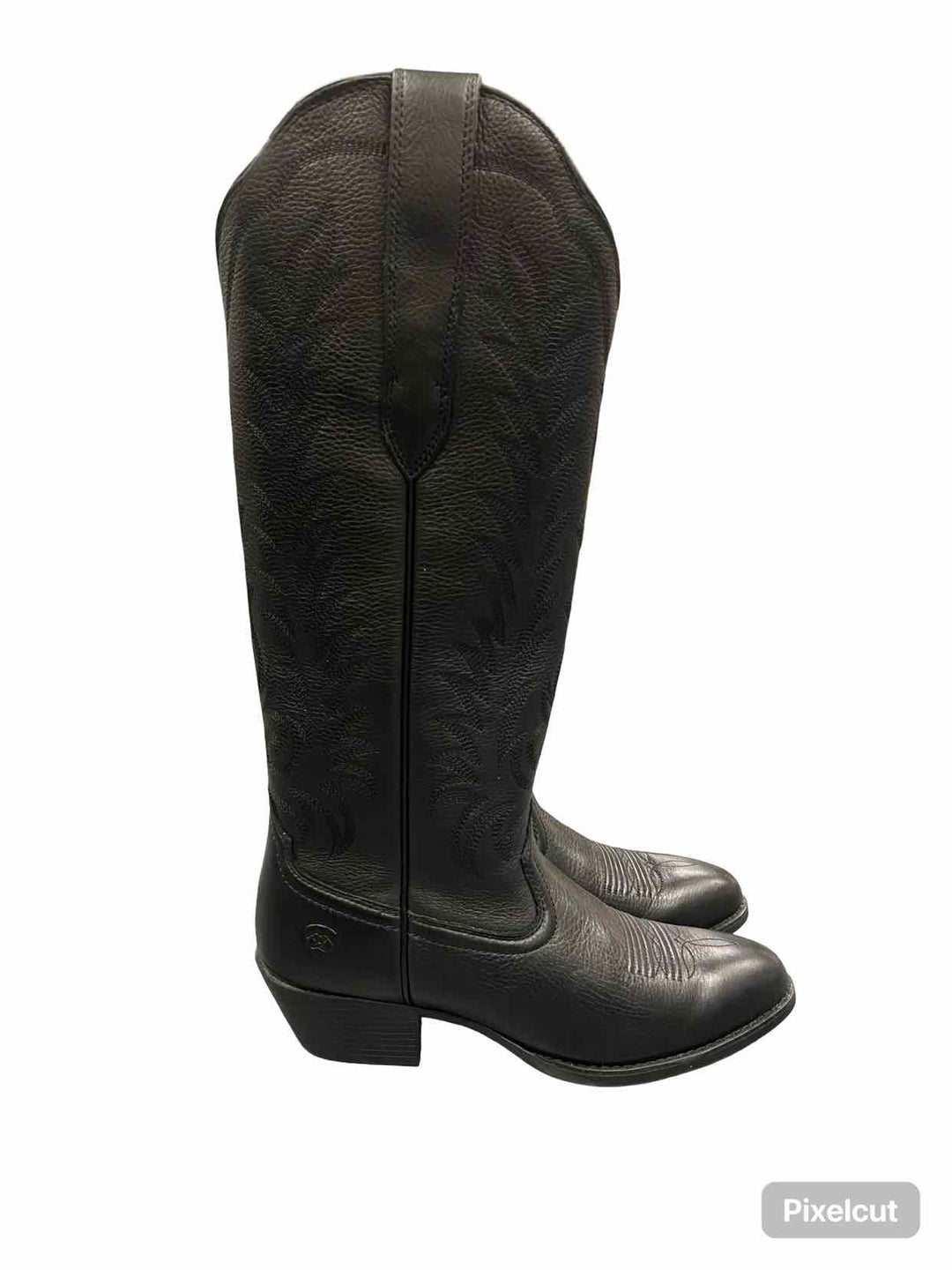 Ariat Shoe Size 8.5 Black Leather Boots(knee)