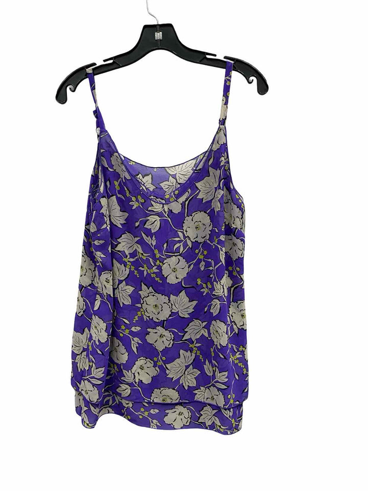 Cabi Size M Purple Multi Floral Tank Top