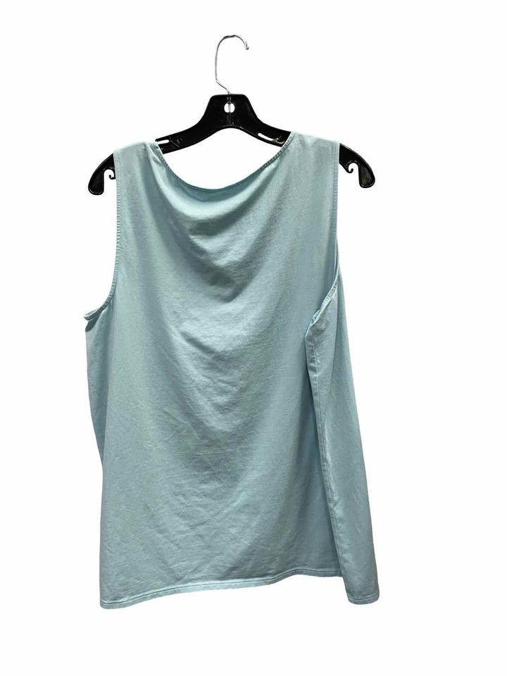 J Jill Size XL Blue 95% Pima Cotton Tank Top