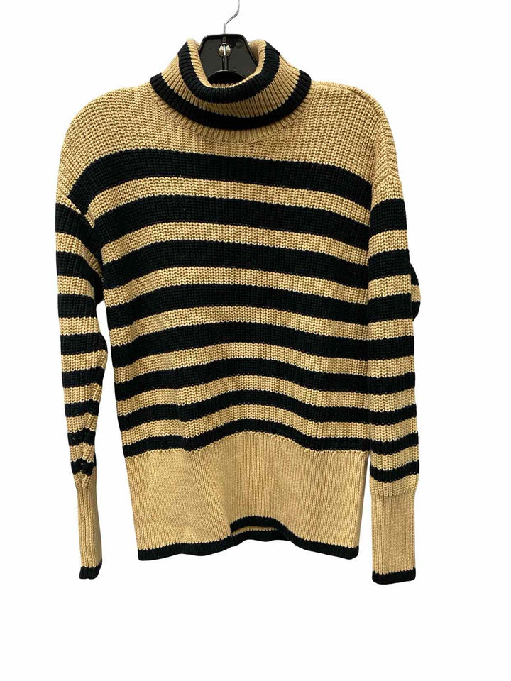 Cabi Size S Beige Brown Stripe Sweater