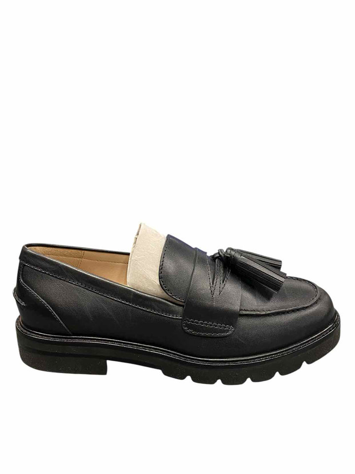 Stuart Weitzman Shoe Size 7 Black Leather NWOT Loafers