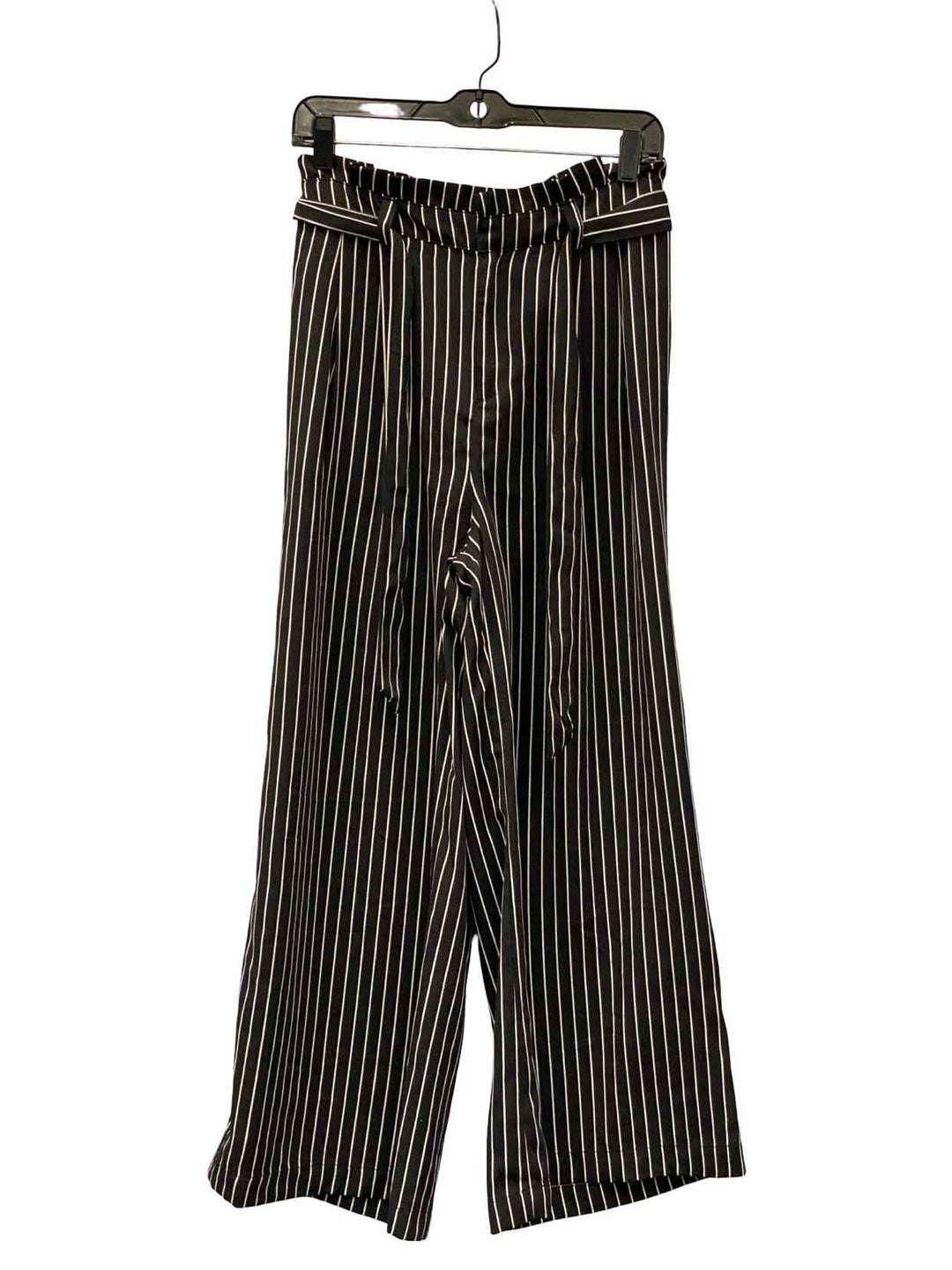 WHOWHATWEAR Size S Black White Striped Pants
