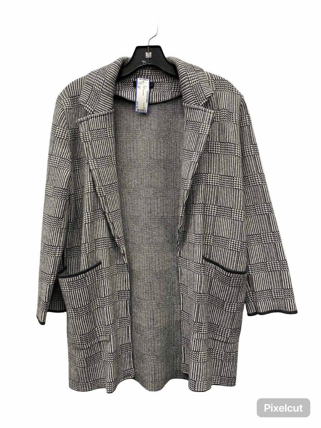 J. Crew Size XS Black Houndstooth Blazer
