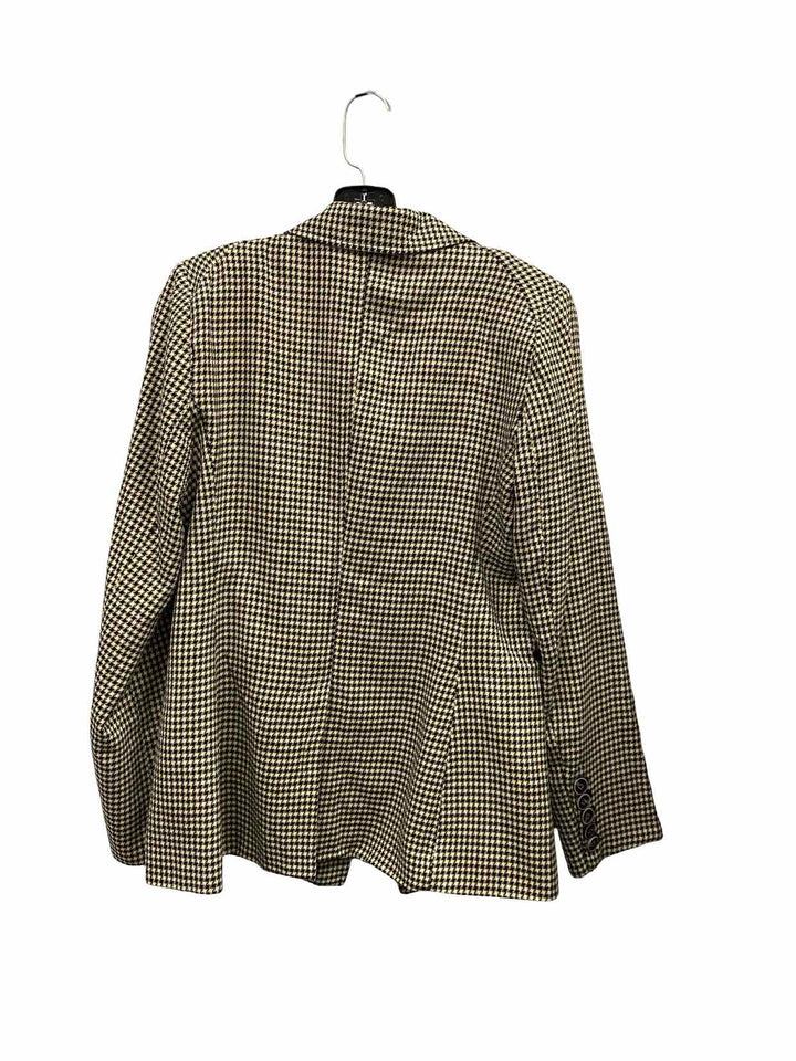 Tahari Size M Black White Blazer