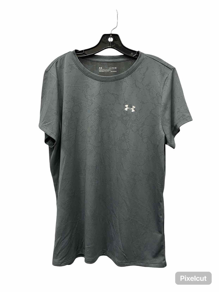 Under Armour Size XL Grey Athletic Short Sleeve