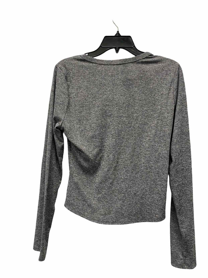 LUSH Size XL Gray Long Sleeve Shirts