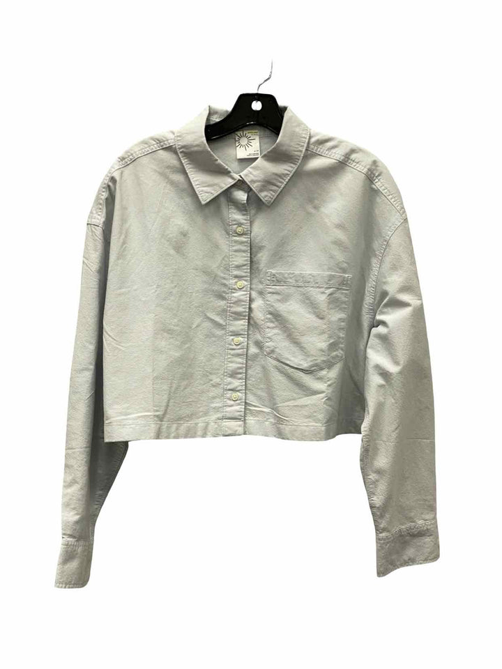 Aerie Size S Light Blue 100% cotton Long Sleeve Shirts