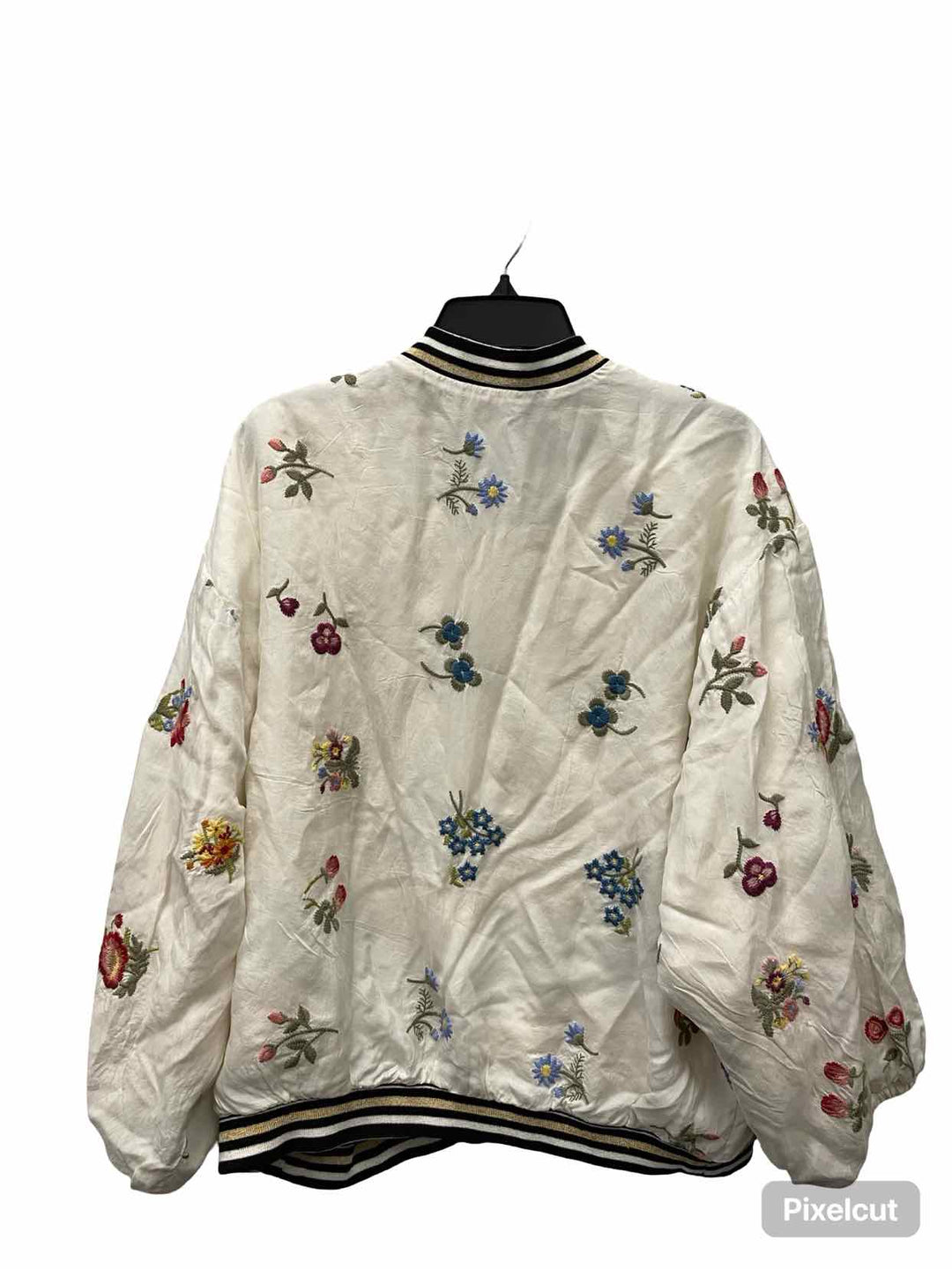 Johnny Was Size S White Embroidered cupra Coat(short)