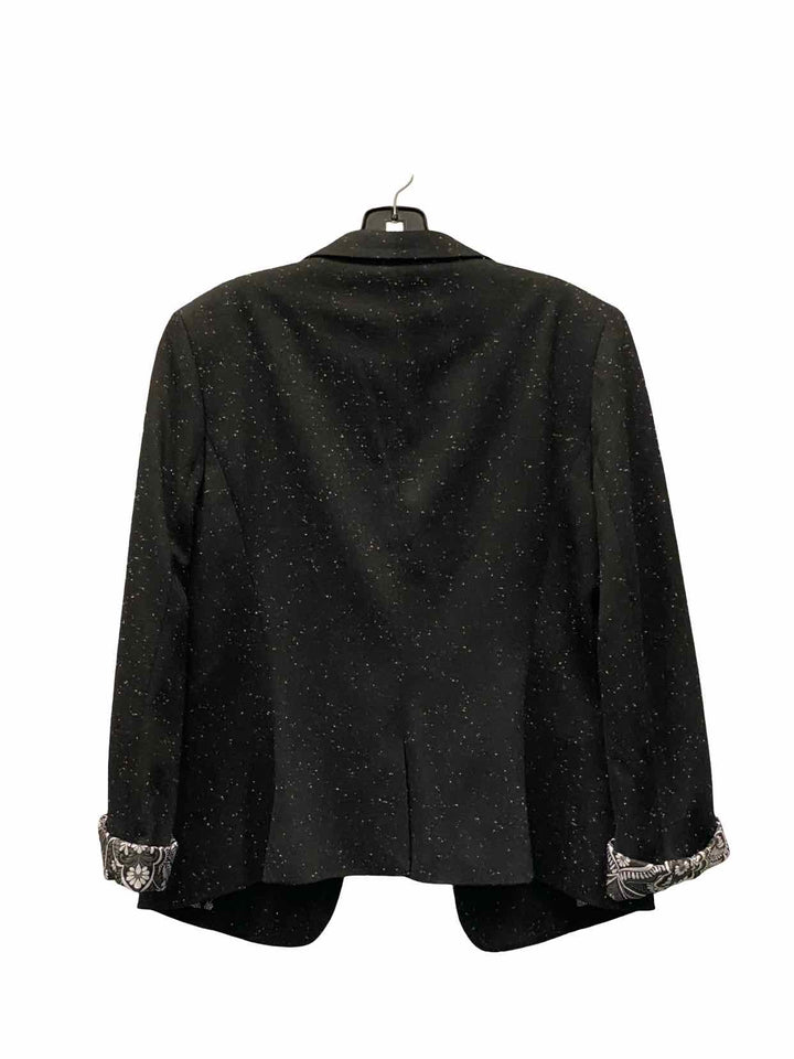 The Limited Size L Black White Blazer