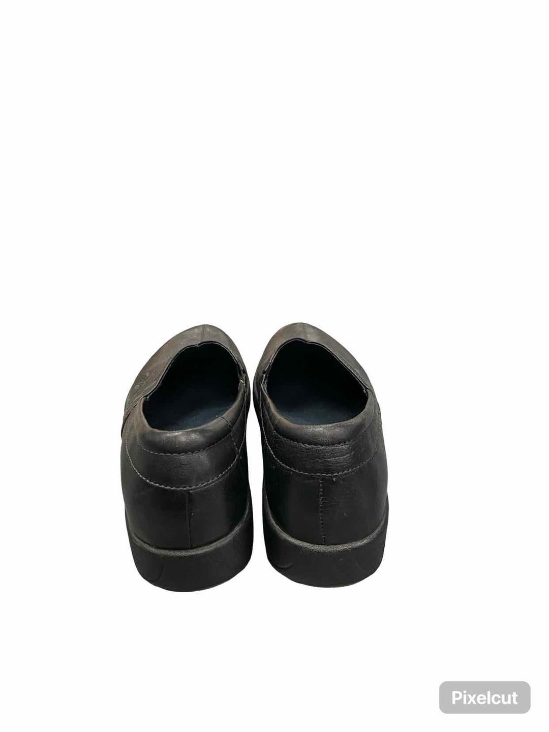 Dansko Shoe Size 38 Black Leather Abigail Clogs