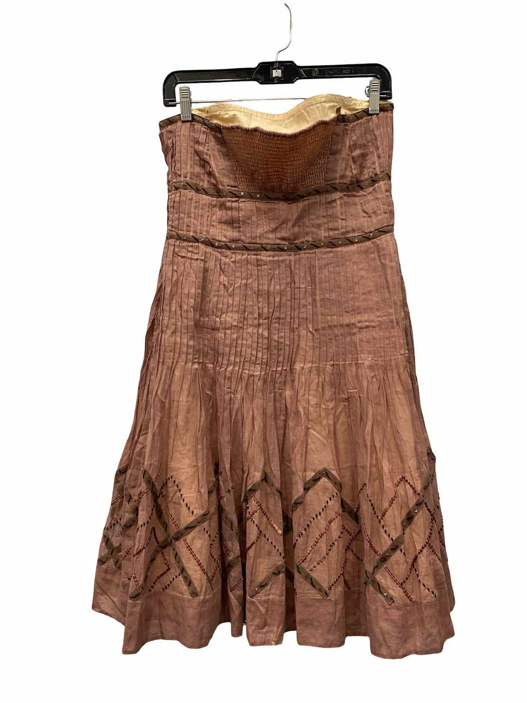 Anthropologie Size 10 Mauve 100% cotton Dress