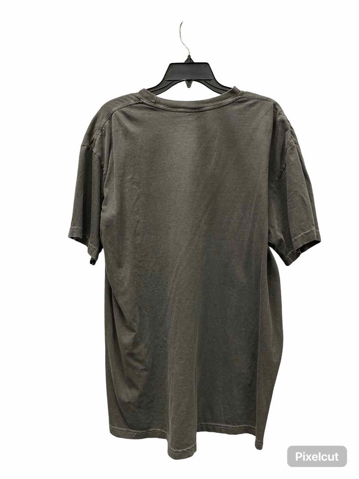 Comfort Colors Size XL Gray Print T-shirt