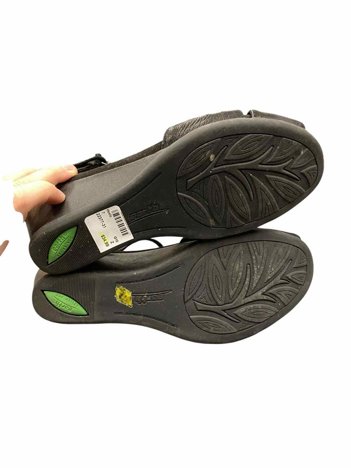 Earth Shoe Size 7 Black Wedge Heel Heels