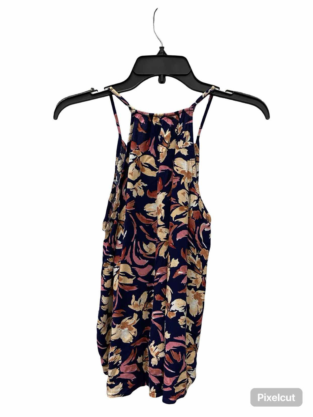 Market & Spruce Size L Blue Multi Print Tank Top