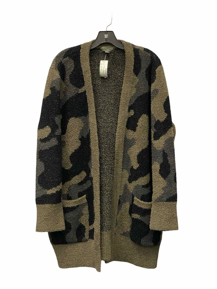 Barefoot Dreams Size 1X Army Green Camoflage Sweater