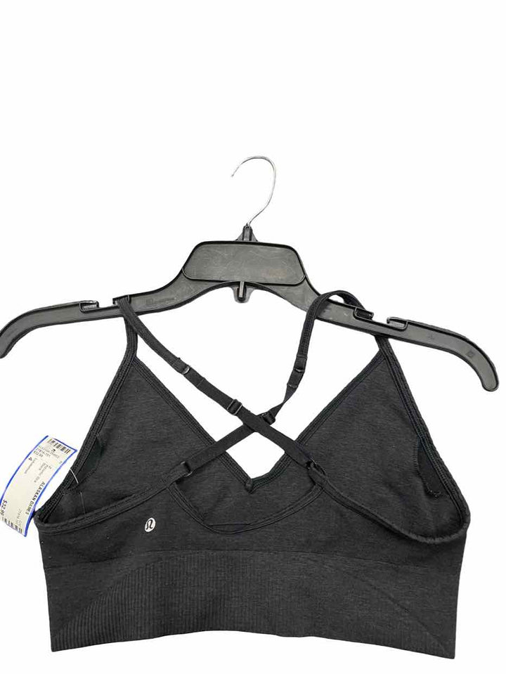Lululemon Size 4 Black Athletic Bra