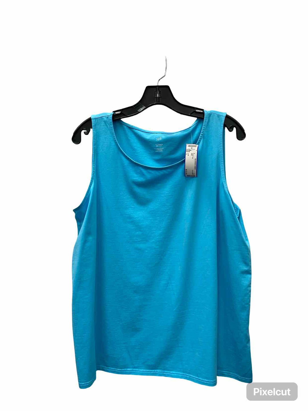 J Jill Size L Blue Tank Top