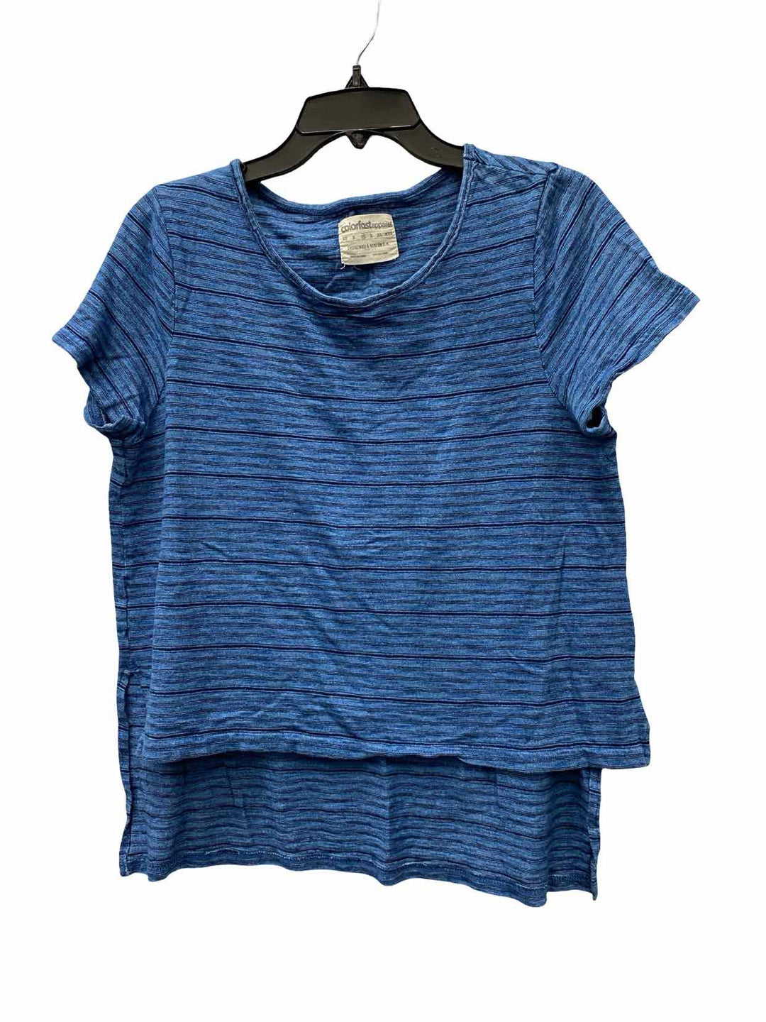 ColorFast Apparel Size M Blue 100% cotton Short Sleeve Shirts