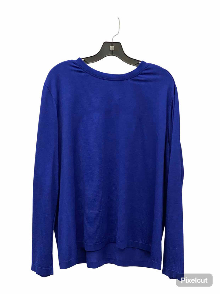 Lululemon Size 12 Blue Athletic Long Sleeve