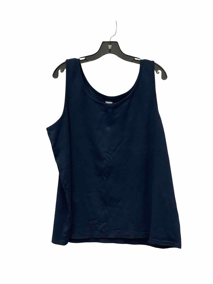 Lands End Size 2X Navy Tank Top