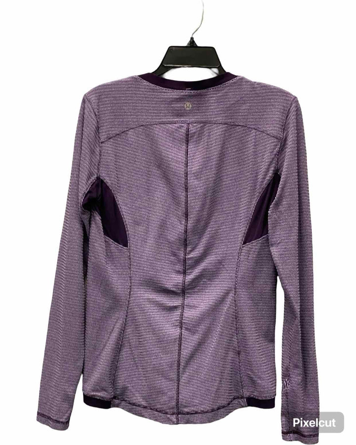 Lululemon Size 8 Purple Athletic Long Sleeve