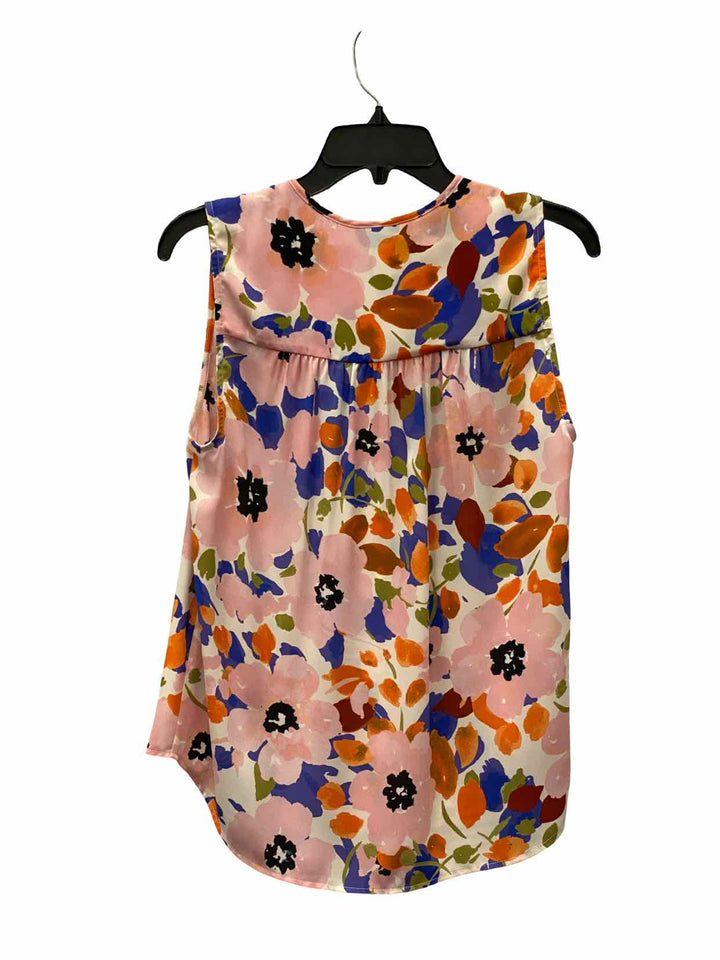 Cabi Size S Pink Floral Tank Top