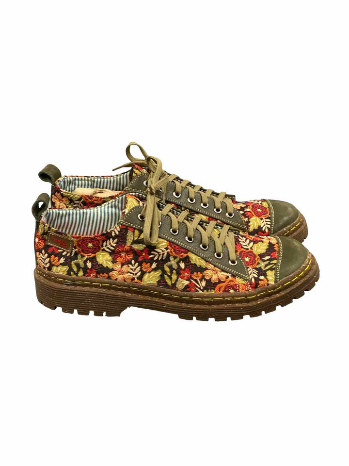 Moshi Boots Shoe Size 43 Dark Green Floral Sneakers