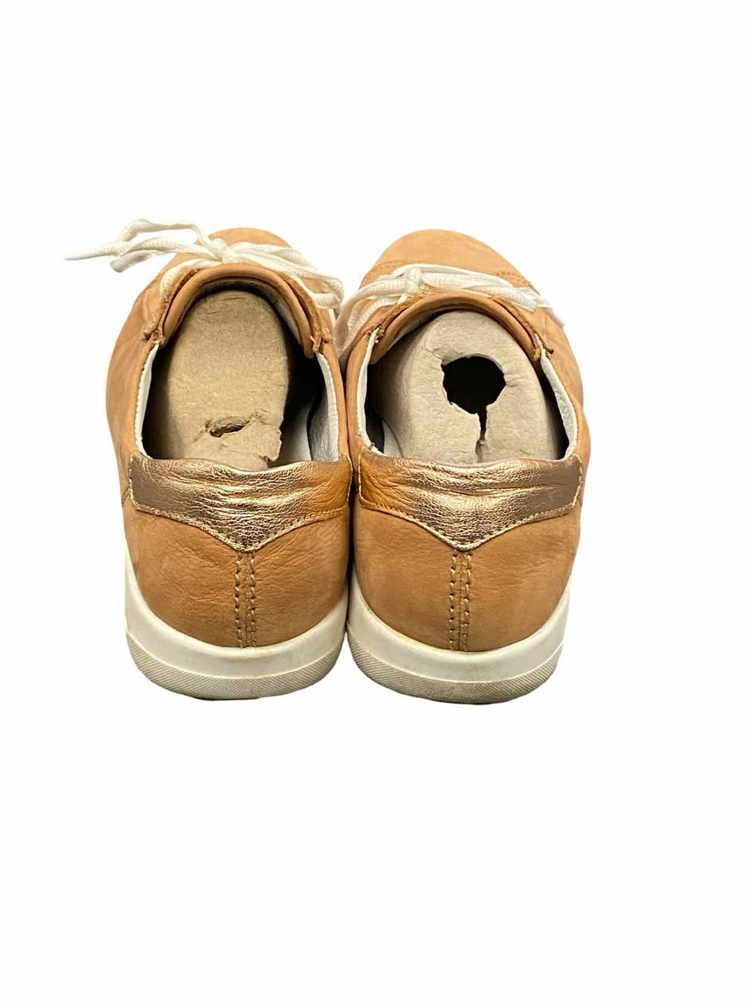 Josef Seibel Shoe Size 42 Tan Rose Gold Leather Sina 11 Sneakers