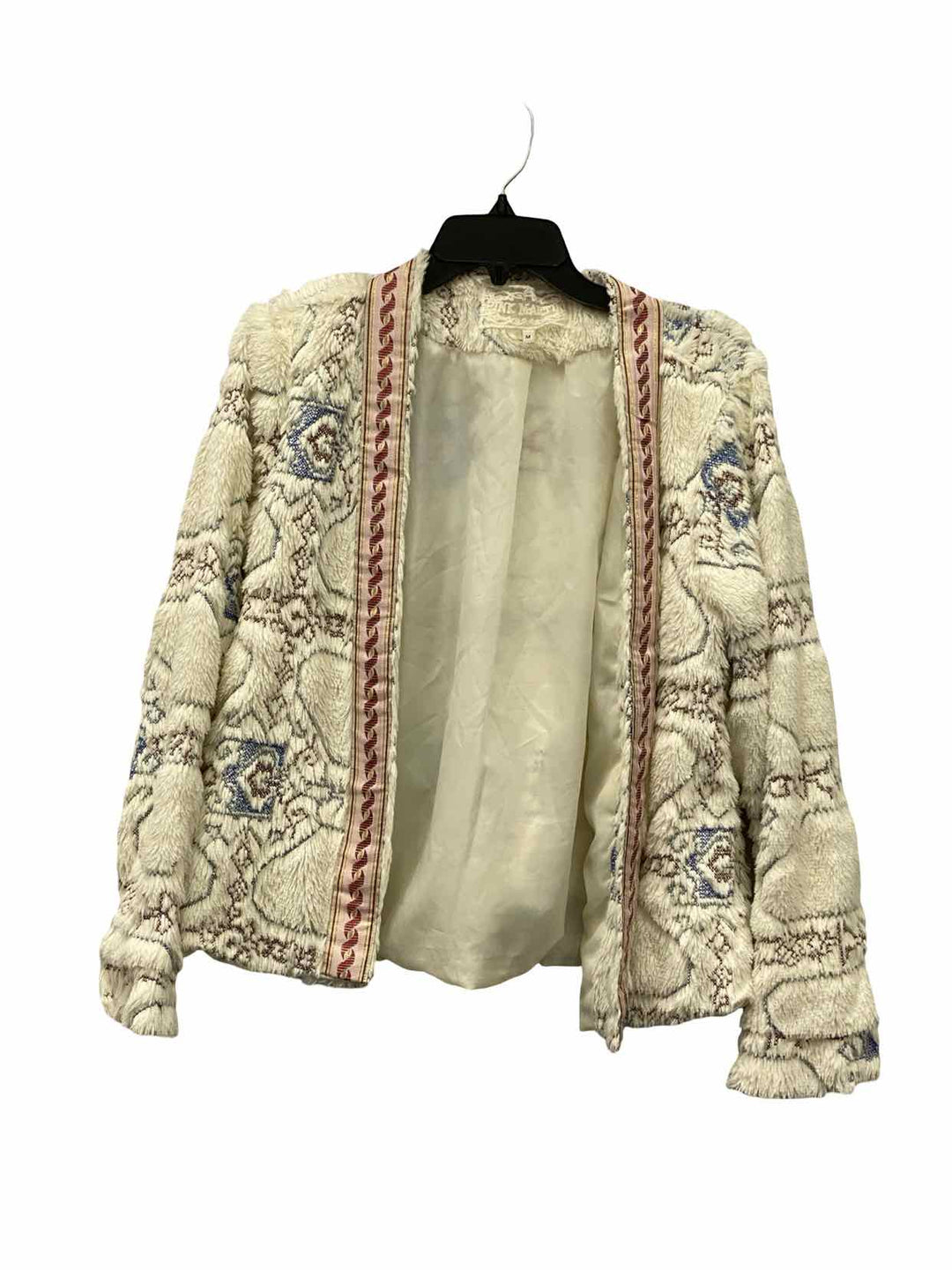 Pink Martini Size M White Pink/Blue Jacket