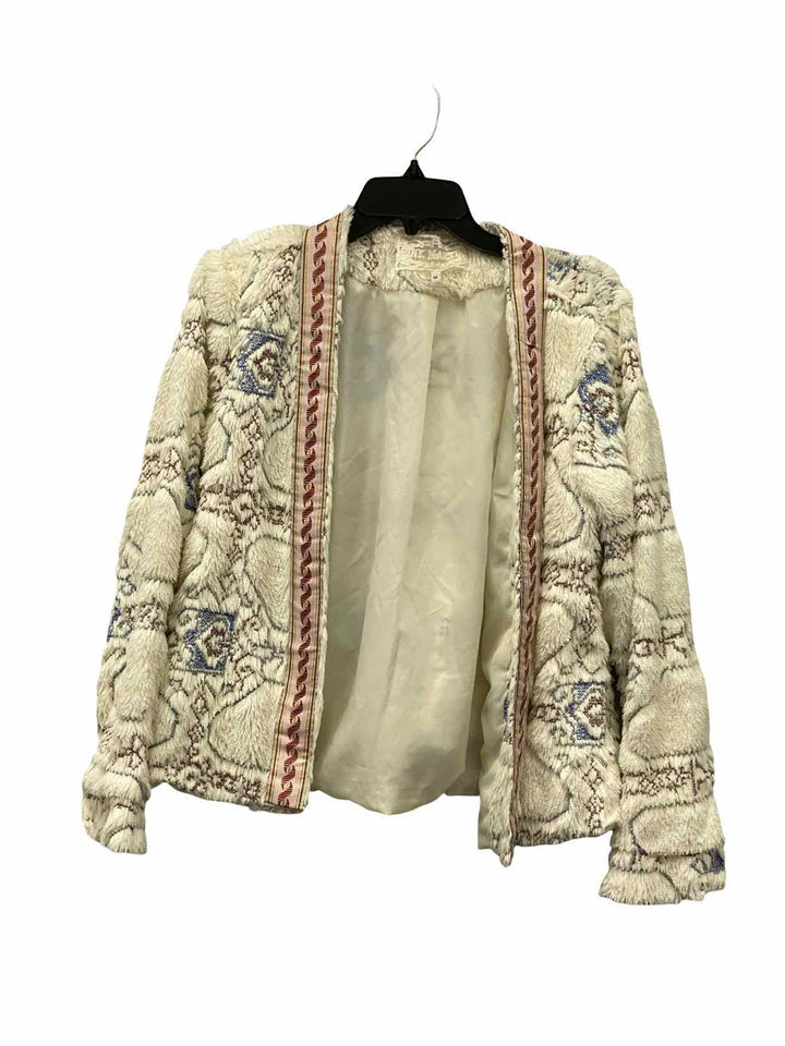 Pink Martini Size M White Pink/Blue Jacket