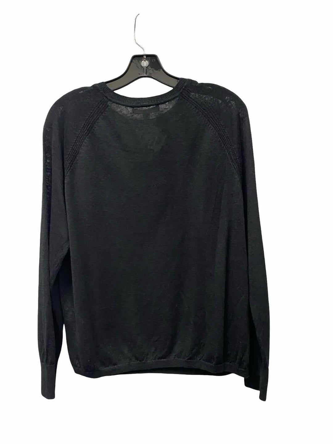 BR Size L Black Linen & Rayon blend Long Sleeve Shirts