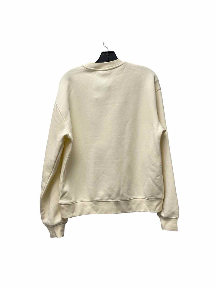 frost + fur Size XS Cream Blue Floral Sweatshirt