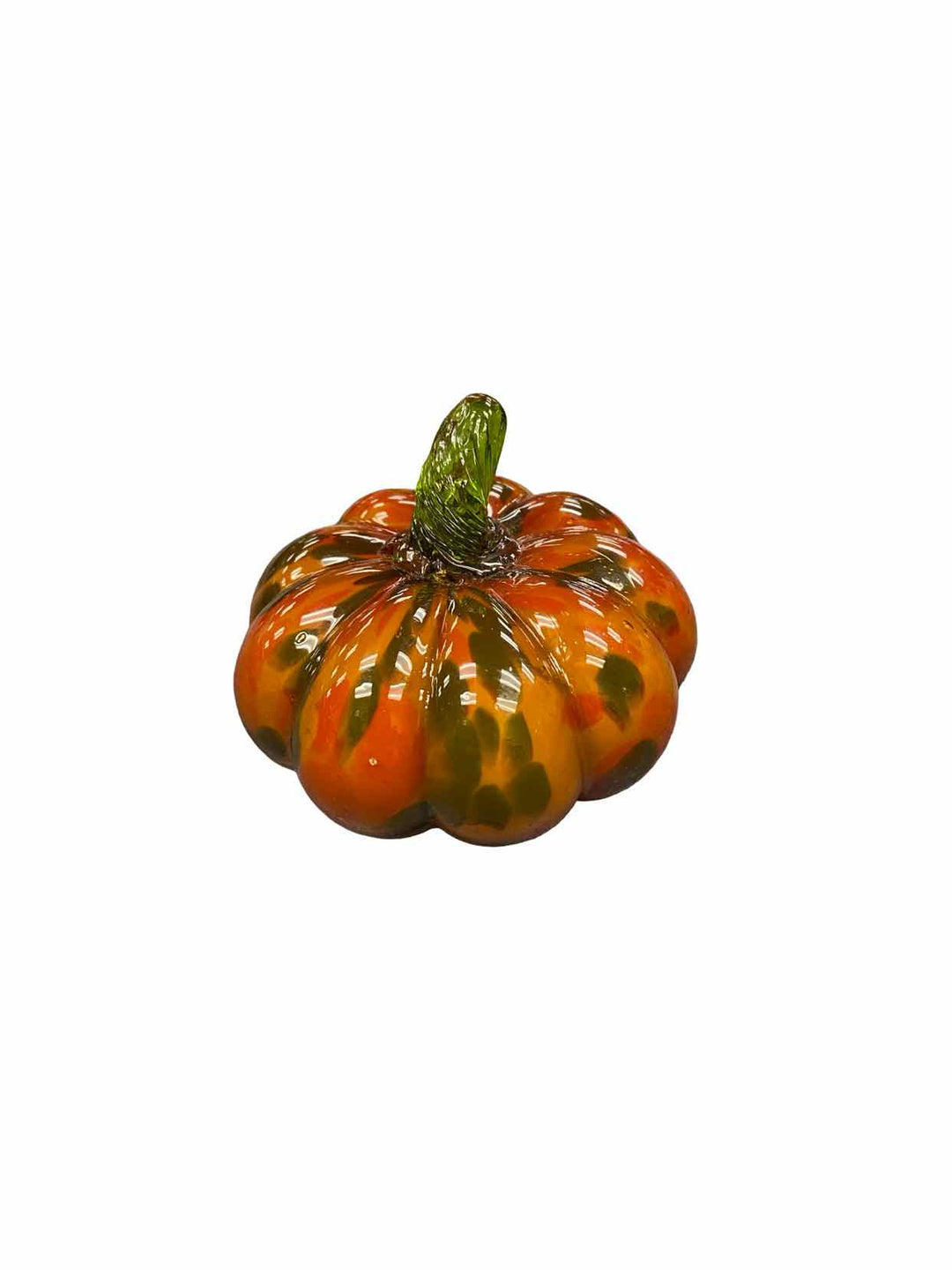 Blown Glass Pumpkin Home Decor