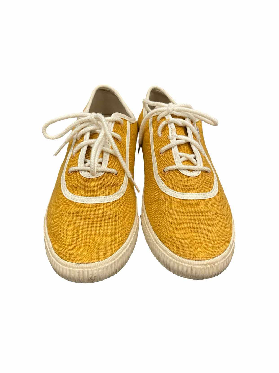 Toms Shoe Size 8 Yellow Canvas Sneakers