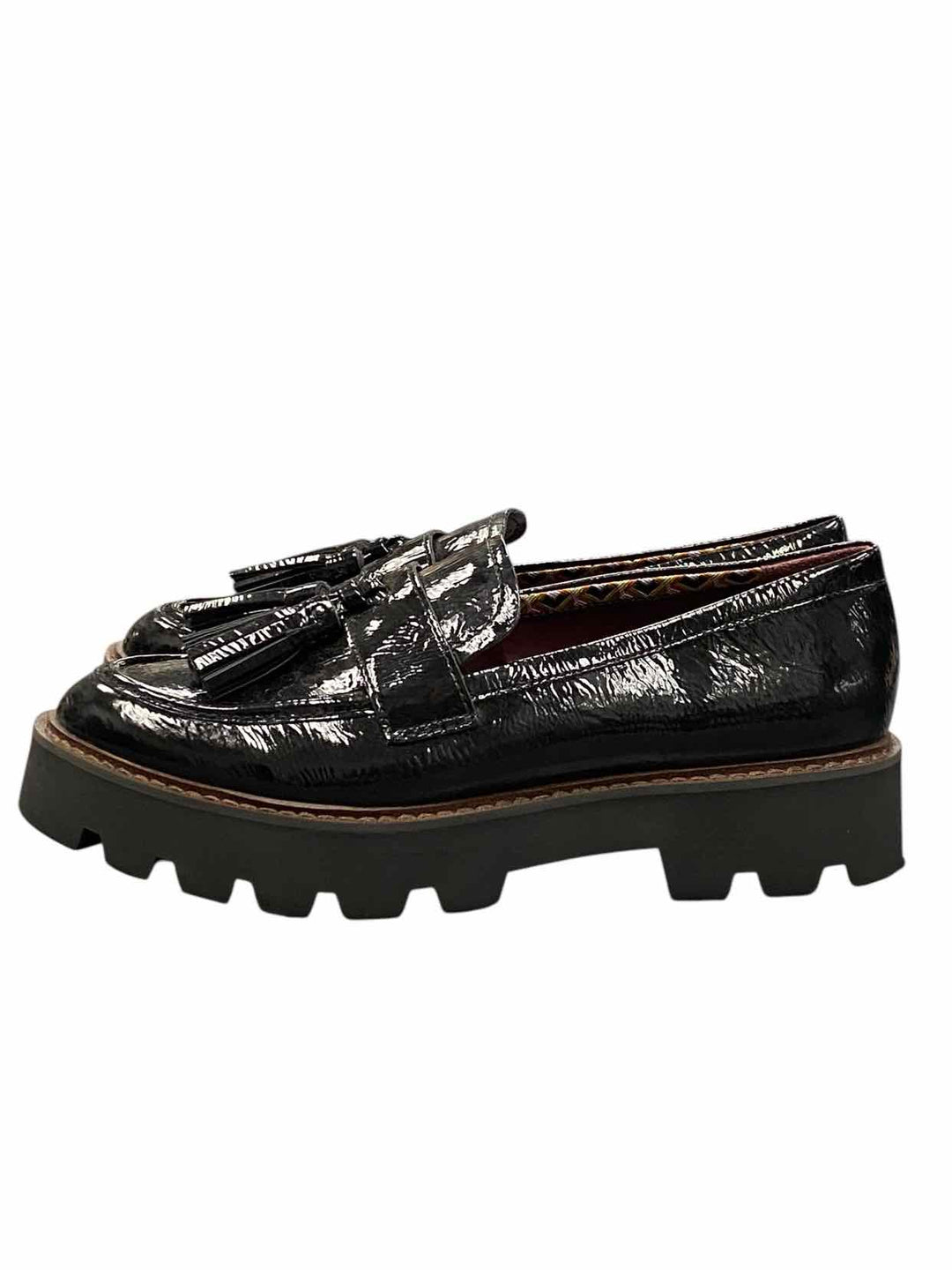 Franco Sarto Shoe Size 8 Black Loafers