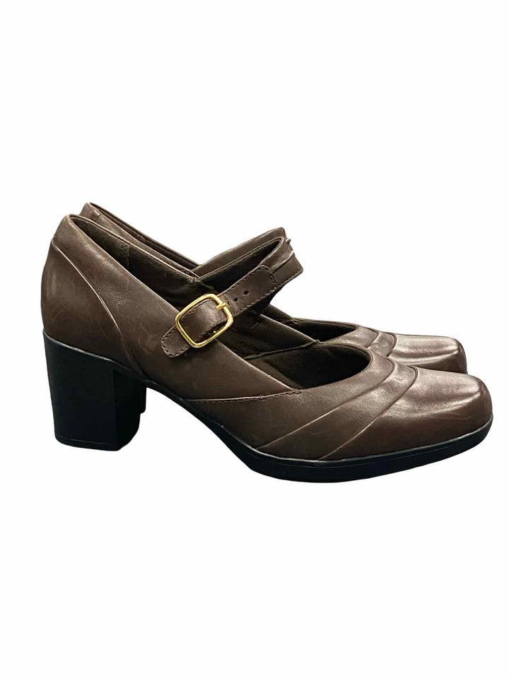 Clarks Shoe Size 8 Brown Leather Boots(Ankle)