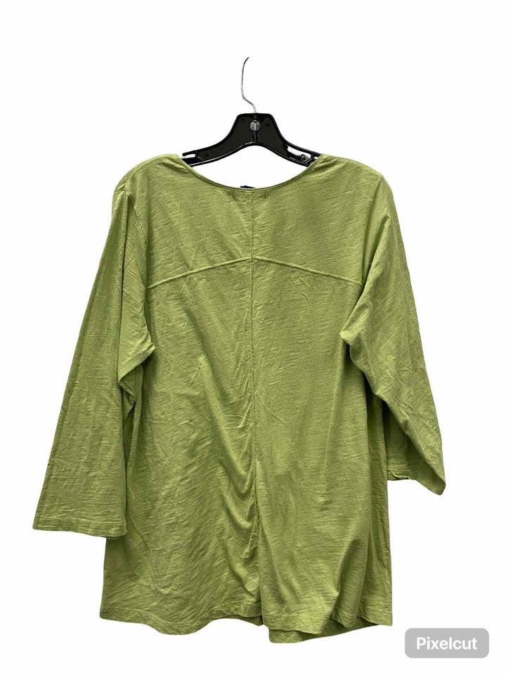Habitat Size L Green 100% cotton Long Sleeve Shirts