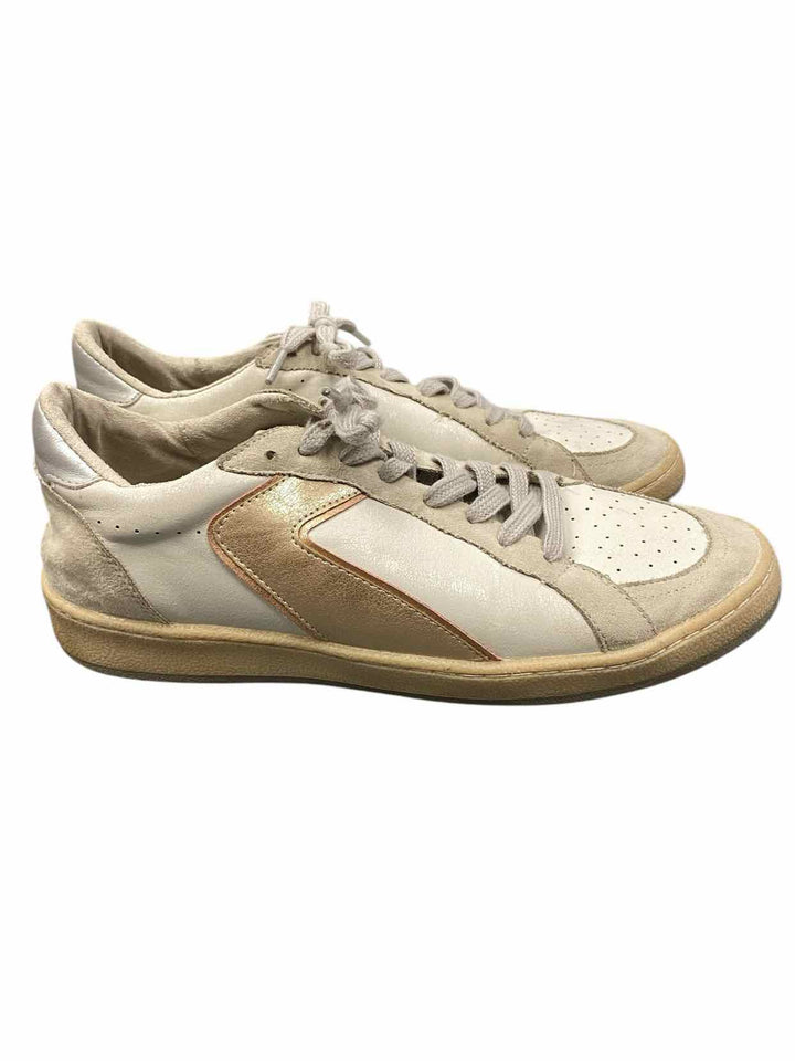 Shu Shop Shoe Size 10 Cream Gold Salma Sneakers