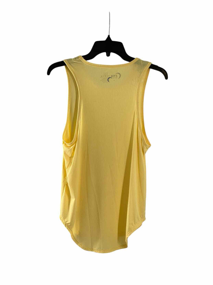 Zyia Size S Yellow Athletic Tank Top