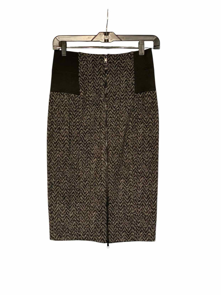 Sandro Ferrone Size S Black Grey Skirt