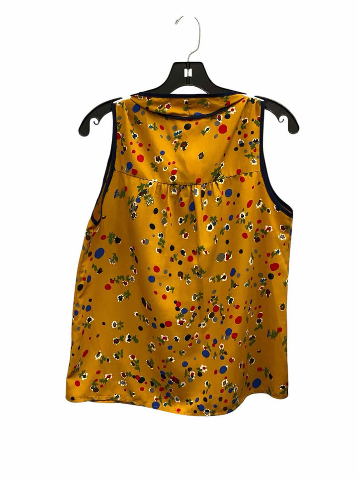 Jessy B Size M Yellow Floral Tank Top