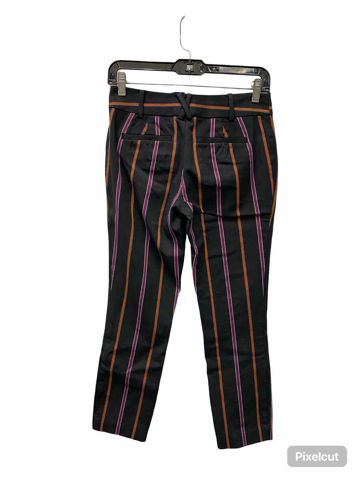 Anthropologie Size 0 Black Stripes Pants